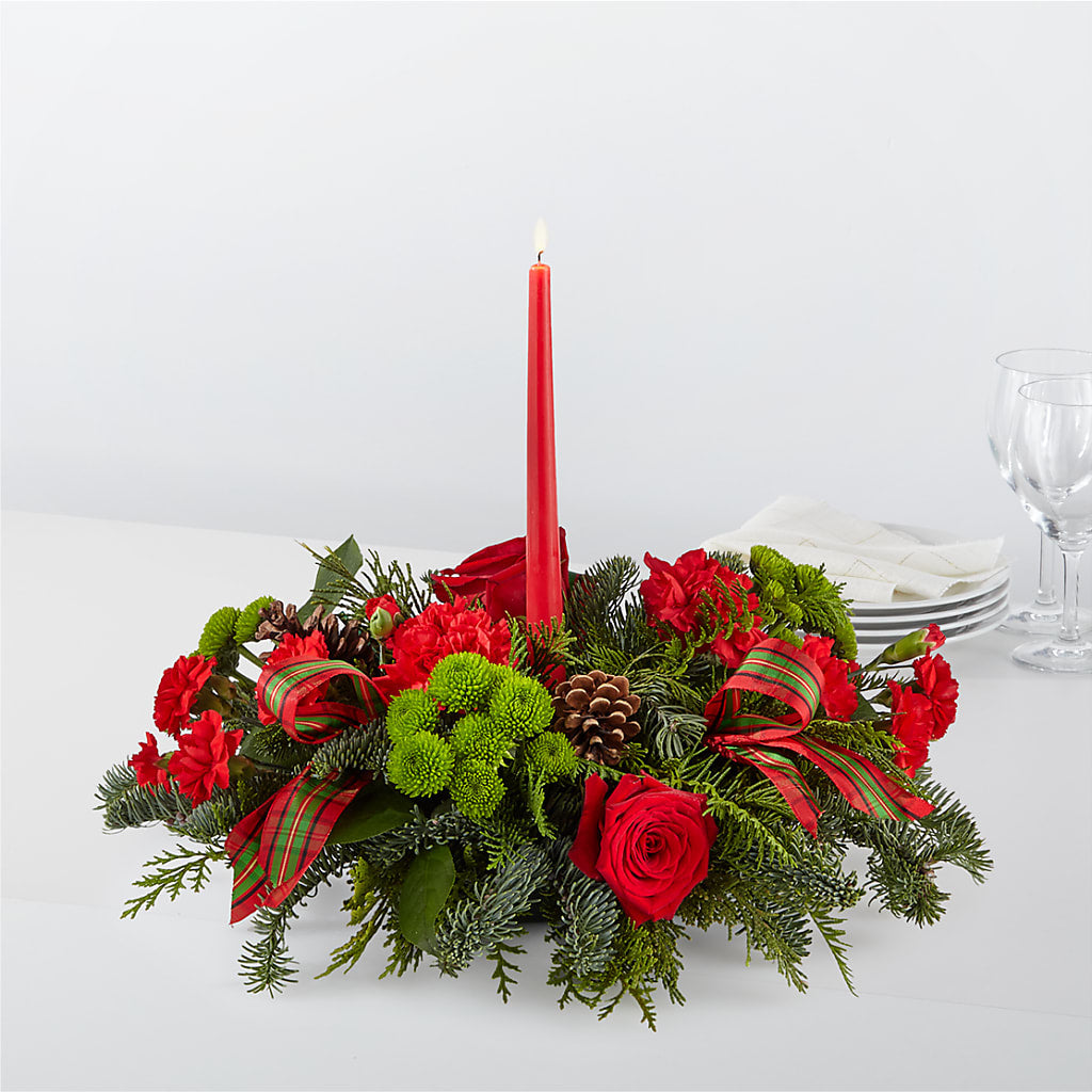 By the Candlelight Centerpiece – Rosemary Flower Shop Inc, Wappingers Falls NY