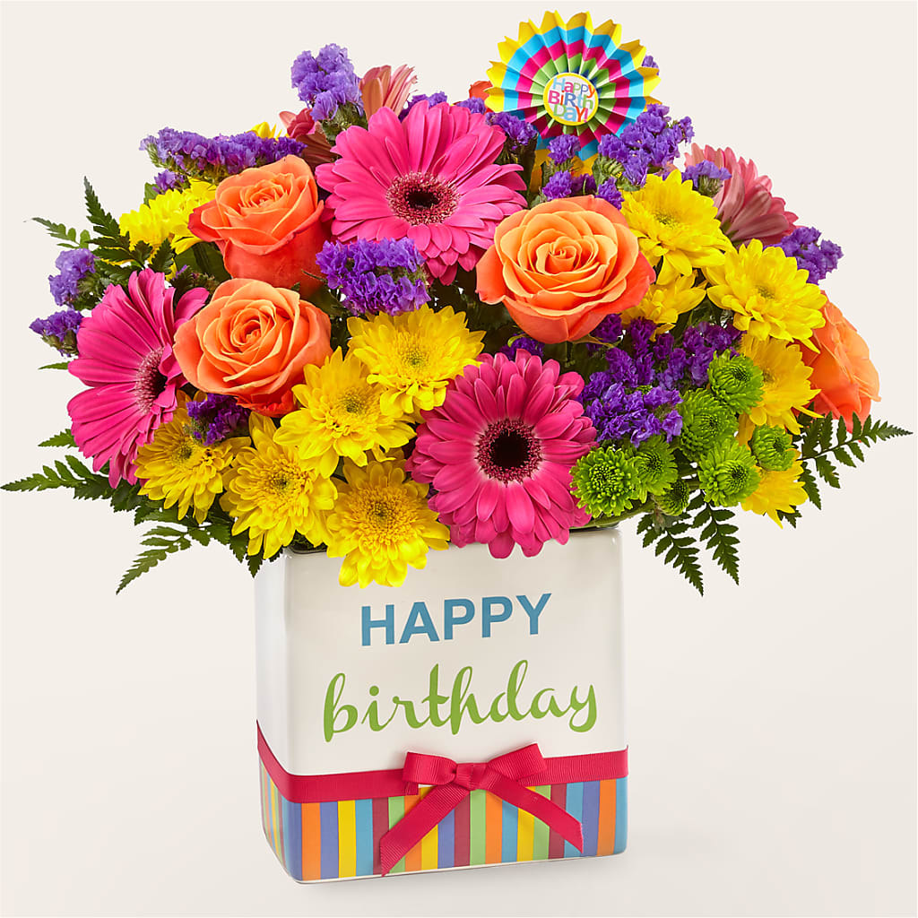 Birthday Brights Bouquet – Rosemary Flower Shop Inc, Wappingers Falls NY