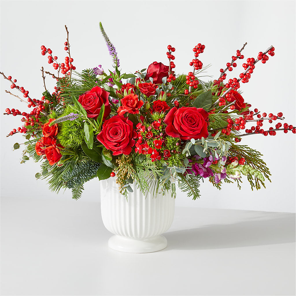 Big Red Bow Bouquet – Rosemary Flower Shop Inc, Wappingers Falls NY