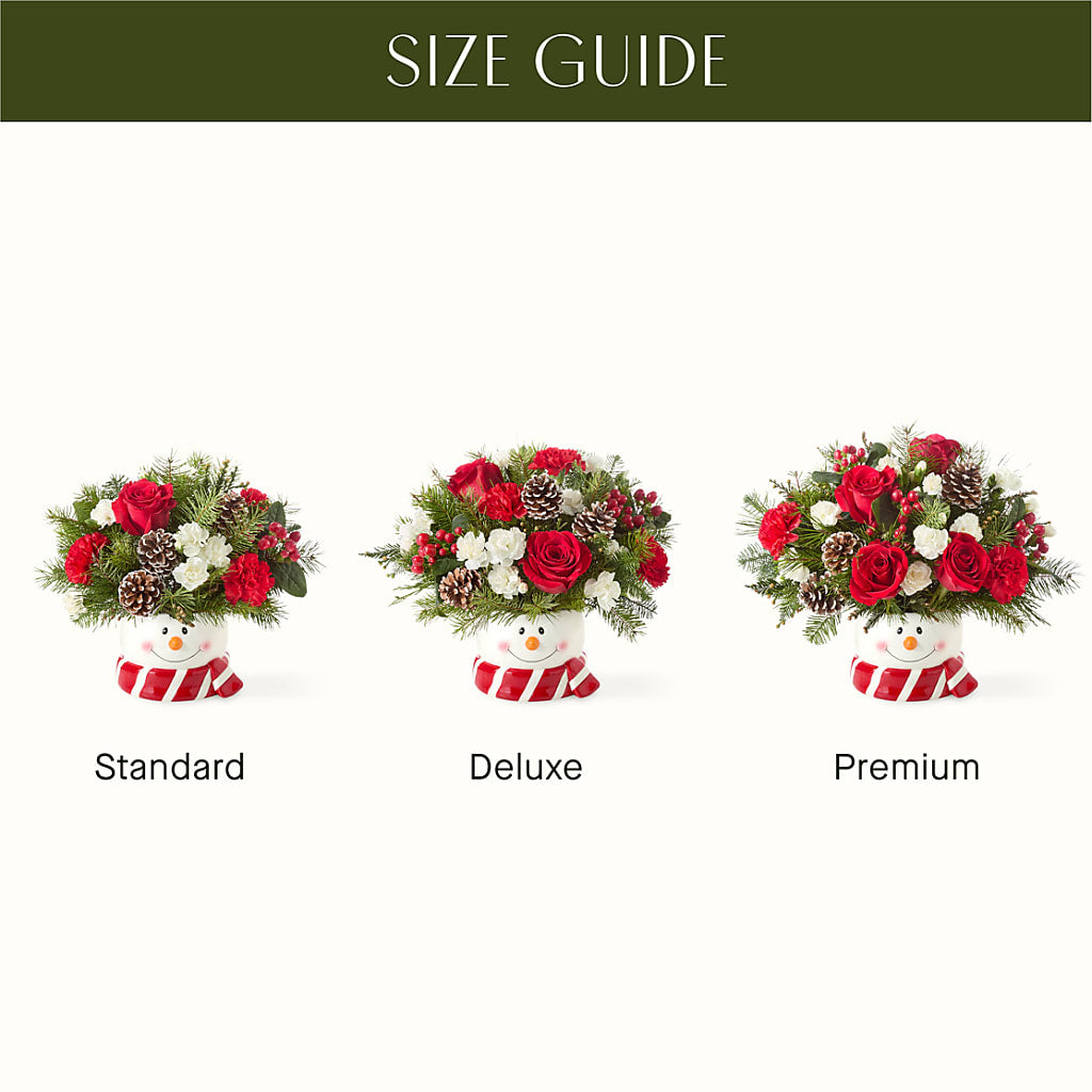 Jolly Snowman Bouquet – Rosemary Flower Shop Inc, Wappingers Falls NY