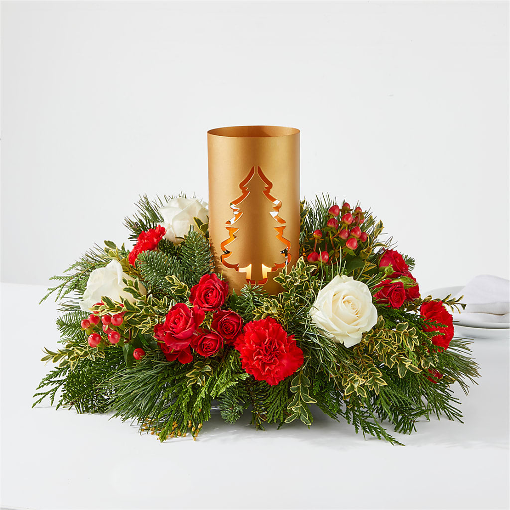 December Dreams Centerpiece – Rosemary Flower Shop Inc, Wappingers Falls NY