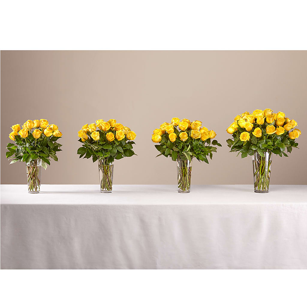 Long Stem Yellow Rose Bouquet – Rosemary Flower Shop Inc, Wappingers Falls NY