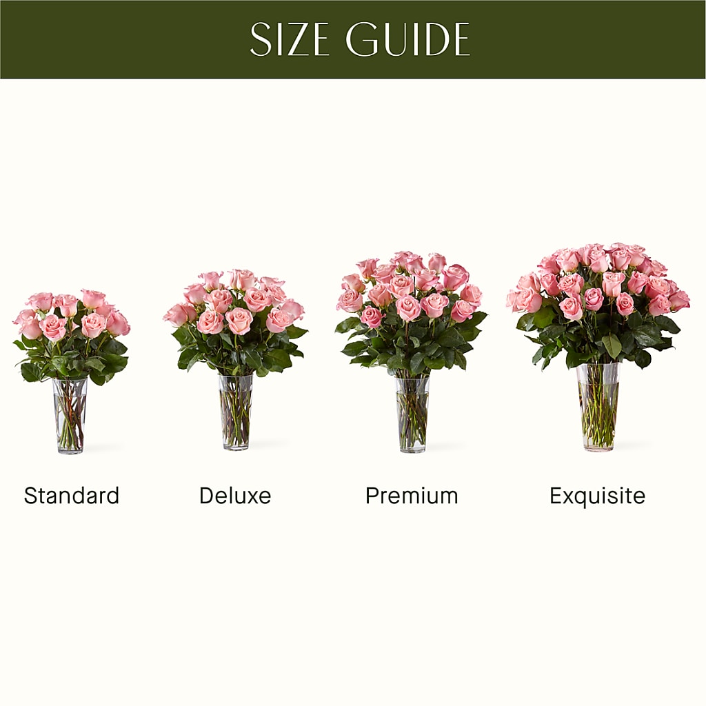 Long Stem Pink Rose Bouquet – Rosemary Flower Shop Inc, Wappingers Falls NY