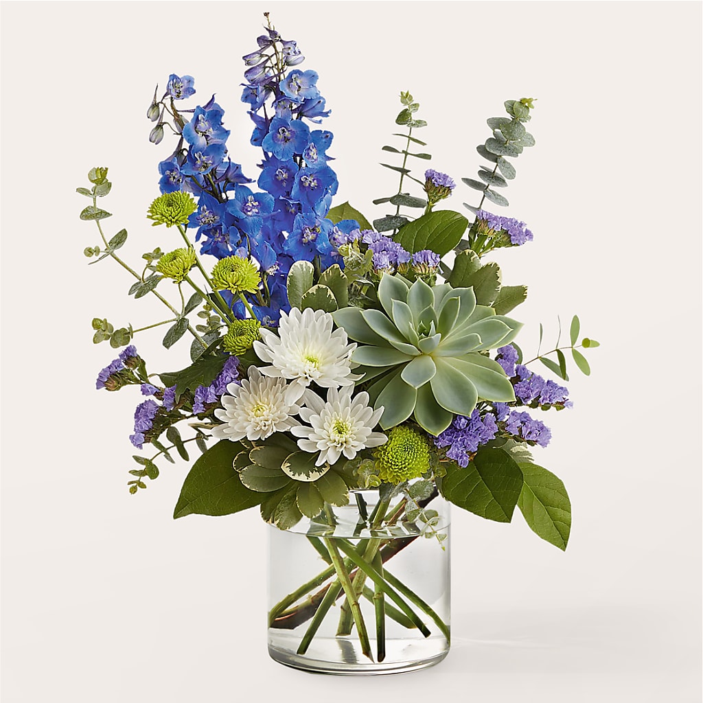 Cerulean Waves Bouquet – Rosemary Flower Shop Inc, Wappingers Falls NY