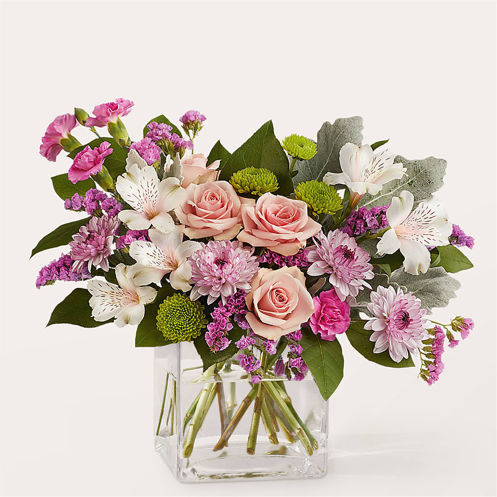 Pink Suede Bouquet – Rosemary Flower Shop Inc, Wappingers Falls NY