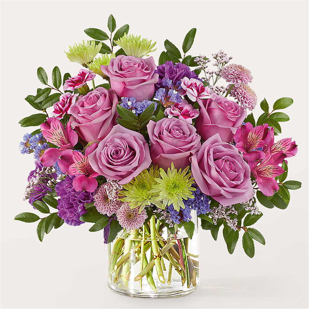 Glass Half Full Bouquet – Rosemary Flower Shop Inc, Wappingers Falls NY