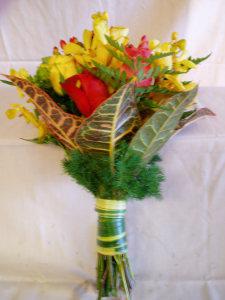 Hand_Tied_ Exotic_Bridal Bouquet – Rosemary Flower Shop Inc, Wappingers Falls NY