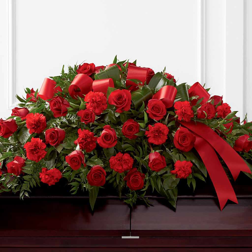 Tribute of Life Casket Spray – Rosemary Flower Shop Inc, Wappingers Falls NY