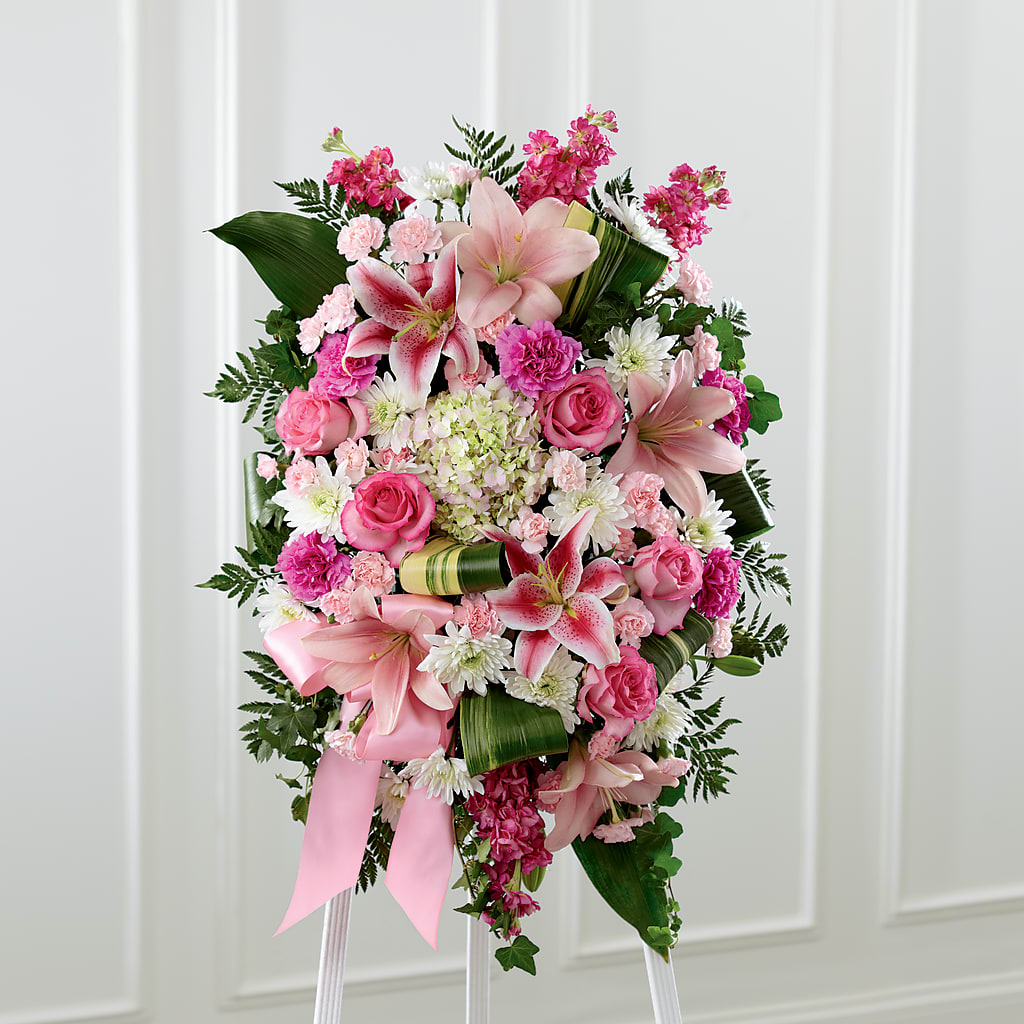 Comforting Standing Spray – Rosemary Flower Shop Inc, Wappingers Falls NY