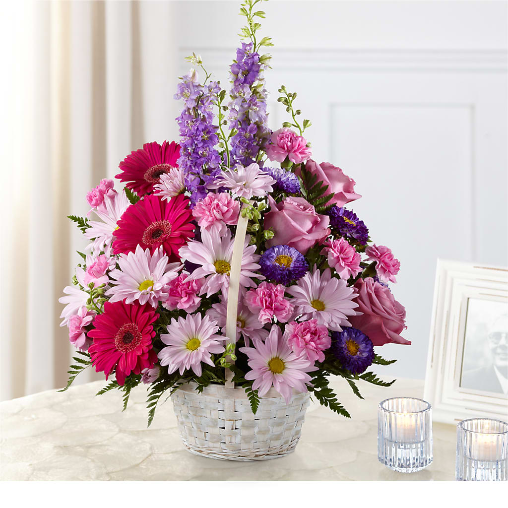Pastel Peace Basket – Rosemary Flower Shop Inc, Wappingers Falls NY