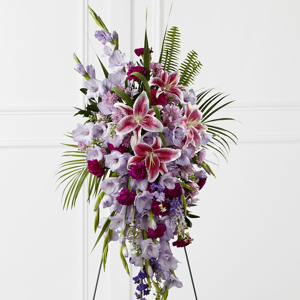 Tender Touch Standing Spray – Rosemary Flower Shop Inc, Wappingers Falls NY