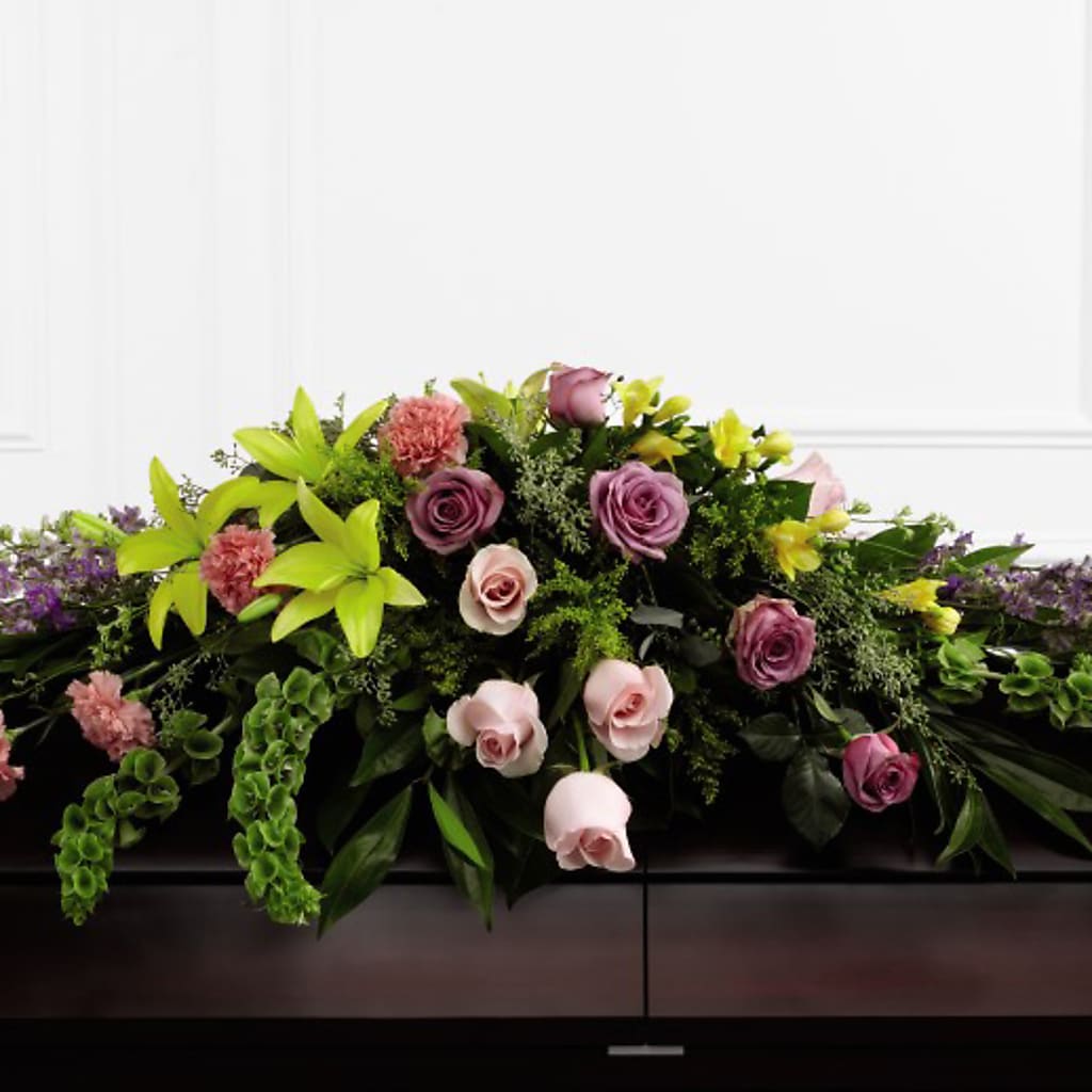 Forever Beloved Casket Spray – Rosemary Flower Shop Inc, Wappingers Falls NY
