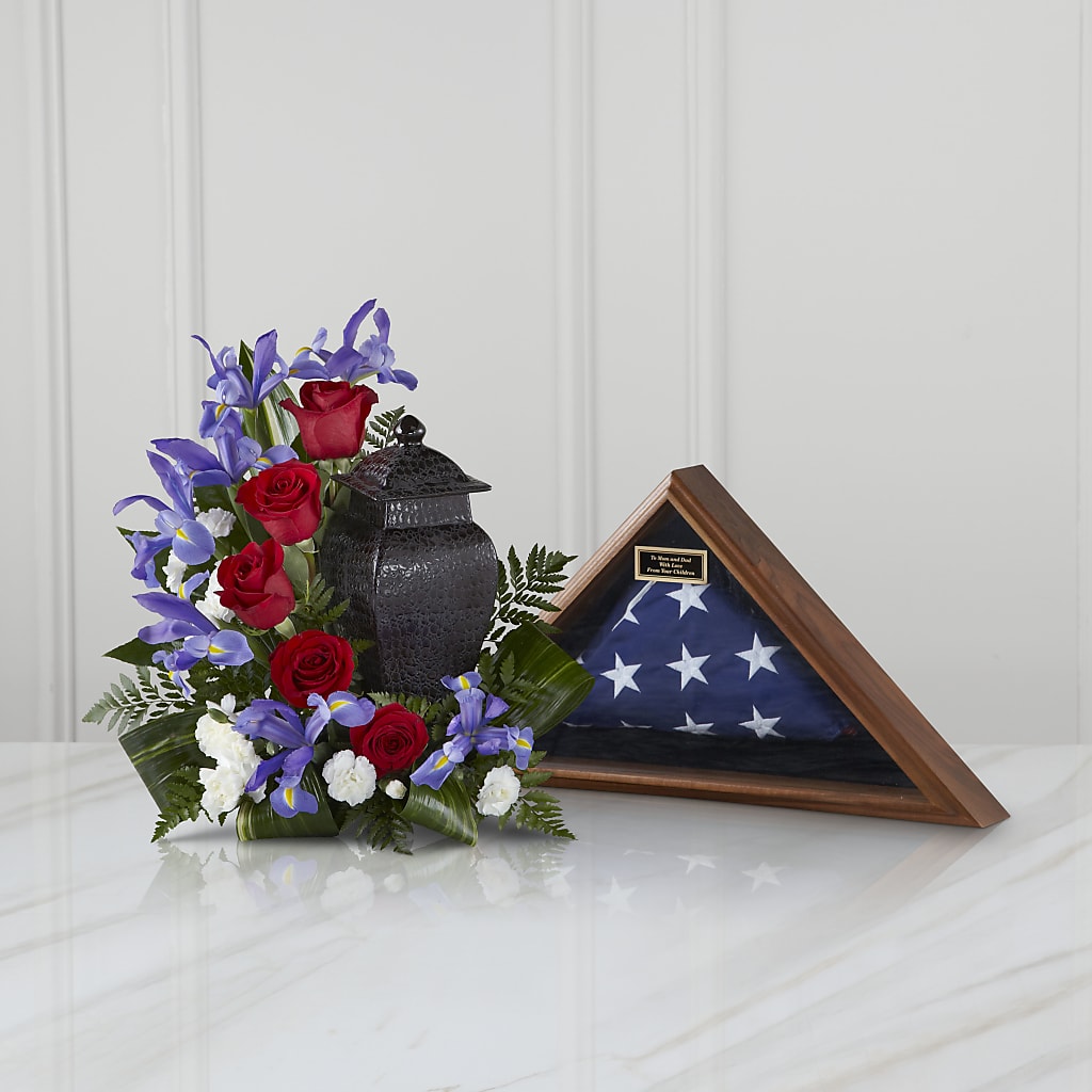 Patriotic Tribute Arrangement – Rosemary Flower Shop Inc, Wappingers Falls NY