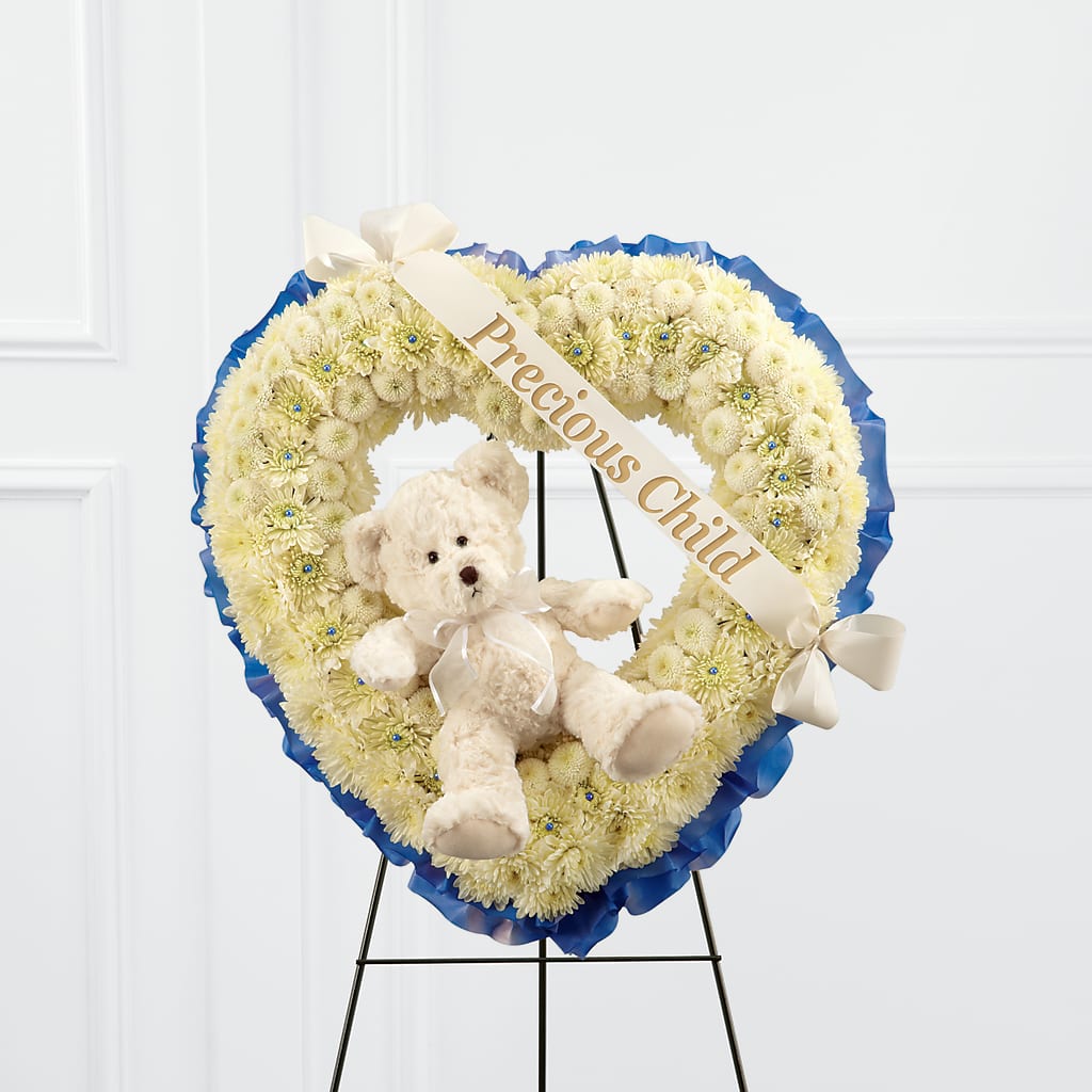 Precious Child Standing Heart – Rosemary Flower Shop Inc, Wappingers Falls NY