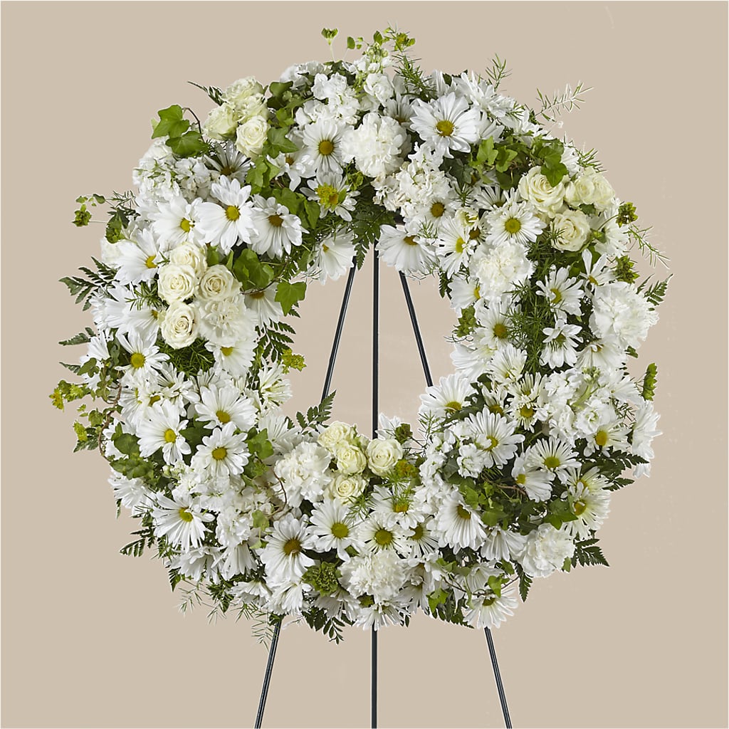 Faithful Wishes Wreath – Rosemary Flower Shop Inc, Wappingers Falls NY