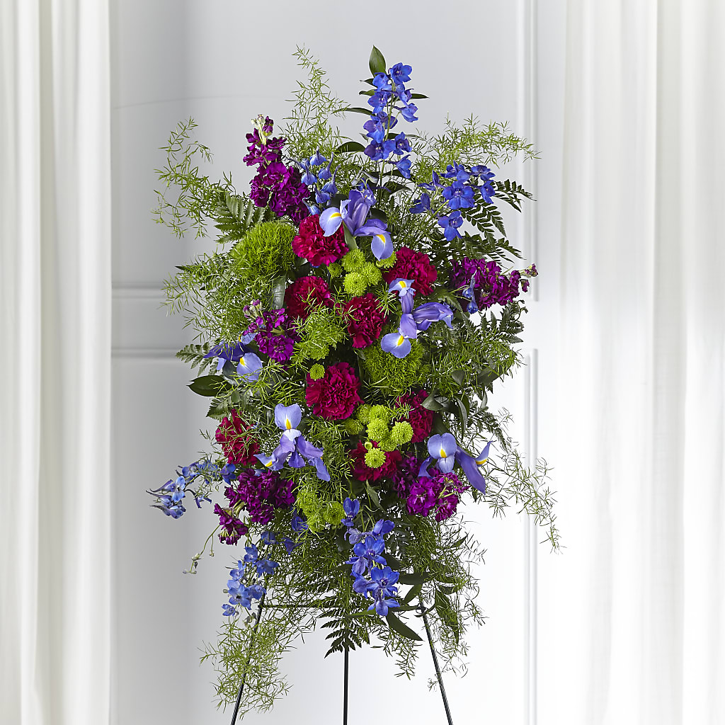 Heavenly Skies Standing Spray – Rosemary Flower Shop Inc, Wappingers Falls NY