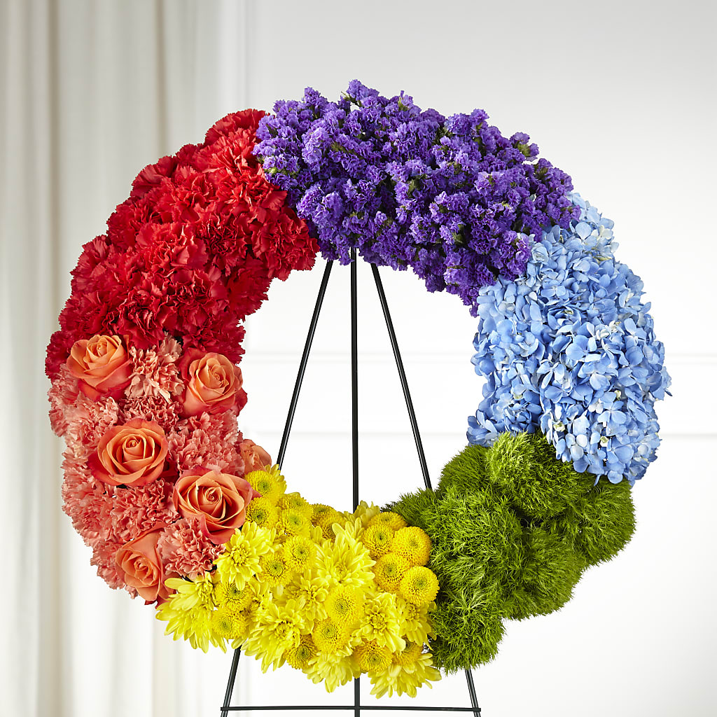 Circle of Love Wreath – Rosemary Flower Shop Inc, Wappingers Falls NY