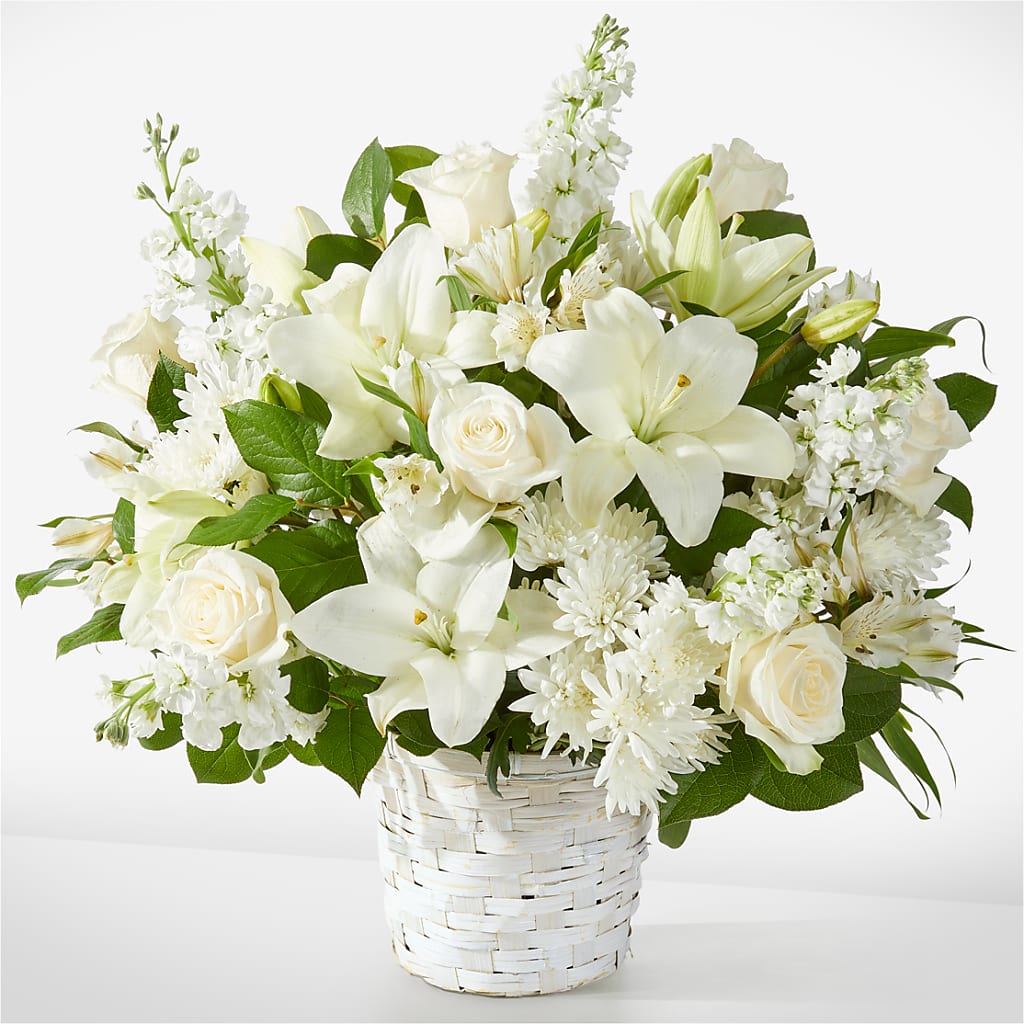 Peaceful Reflections Arrangement – Rosemary Flower Shop Inc, Wappingers Falls NY