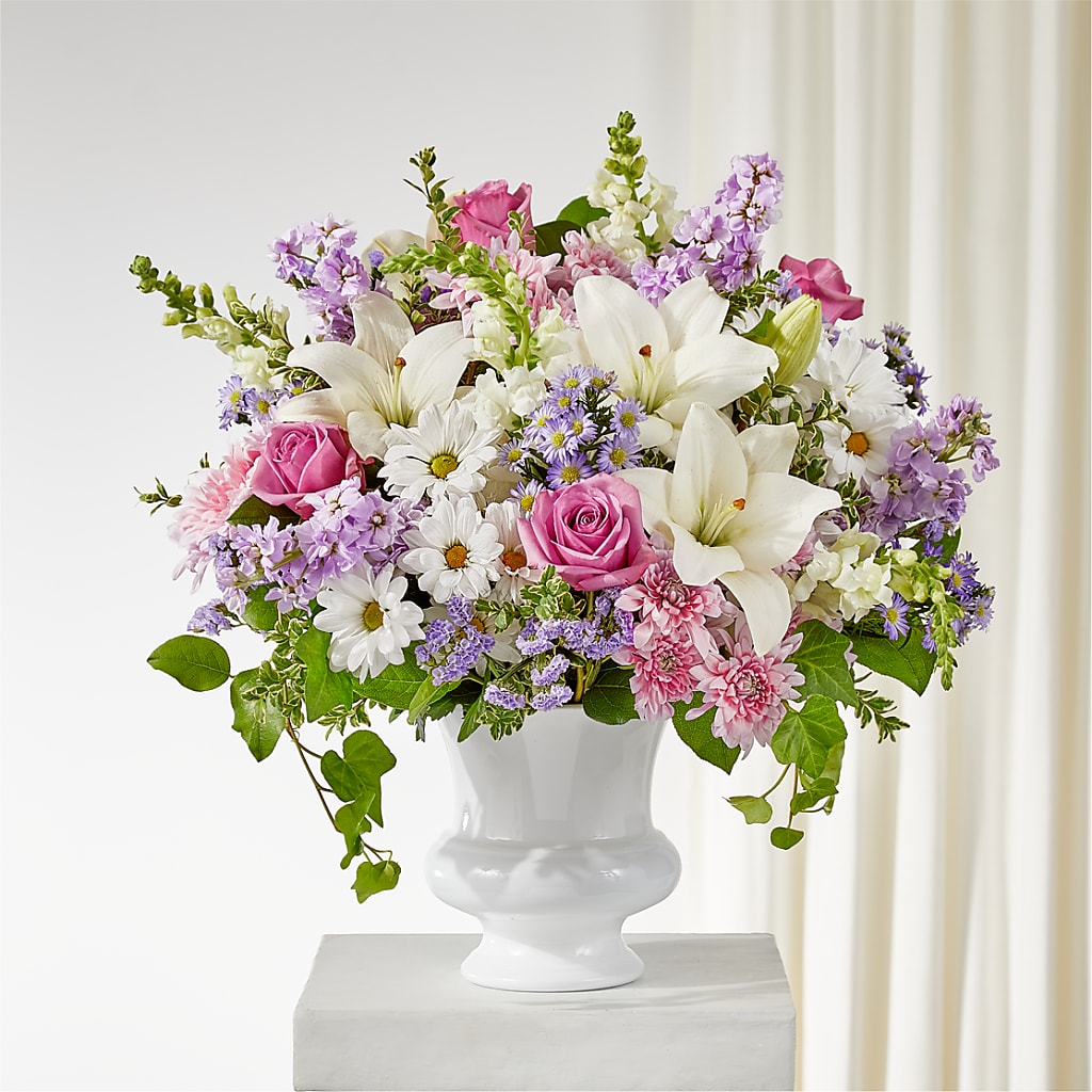 Remarkable Life Urn Arrangement – Rosemary Flower Shop Inc, Wappingers Falls NY