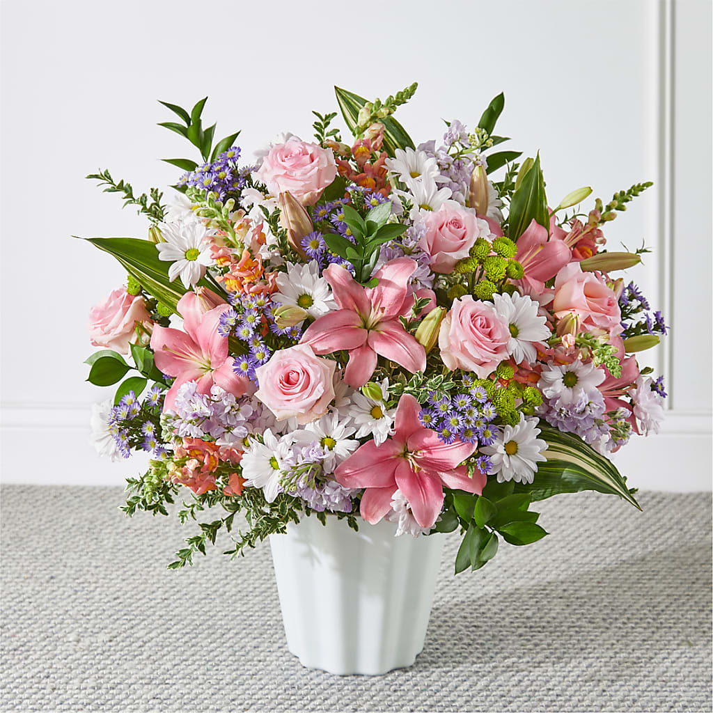 Abundant Compassion Floor Basket – Rosemary Flower Shop Inc, Wappingers Falls NY