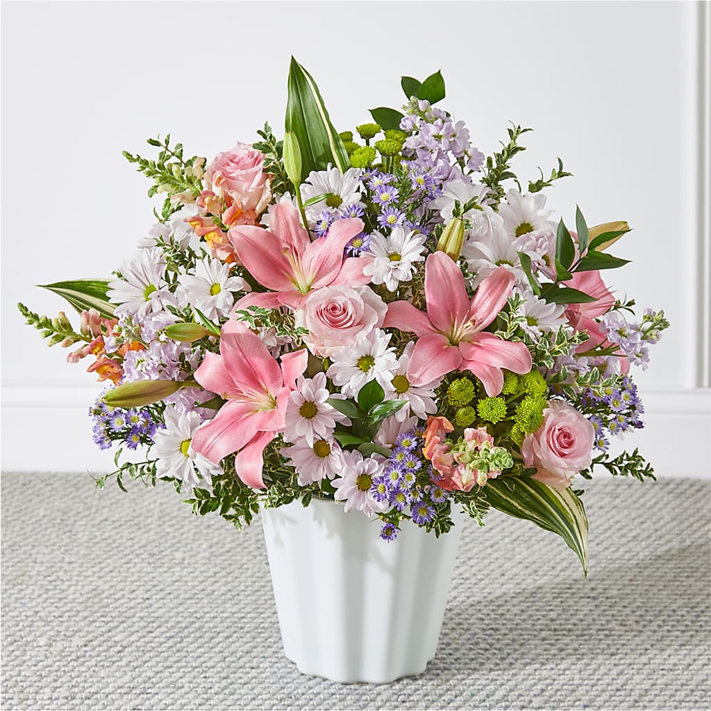 Abundant Compassion Floor Basket – Rosemary Flower Shop Inc, Wappingers Falls NY
