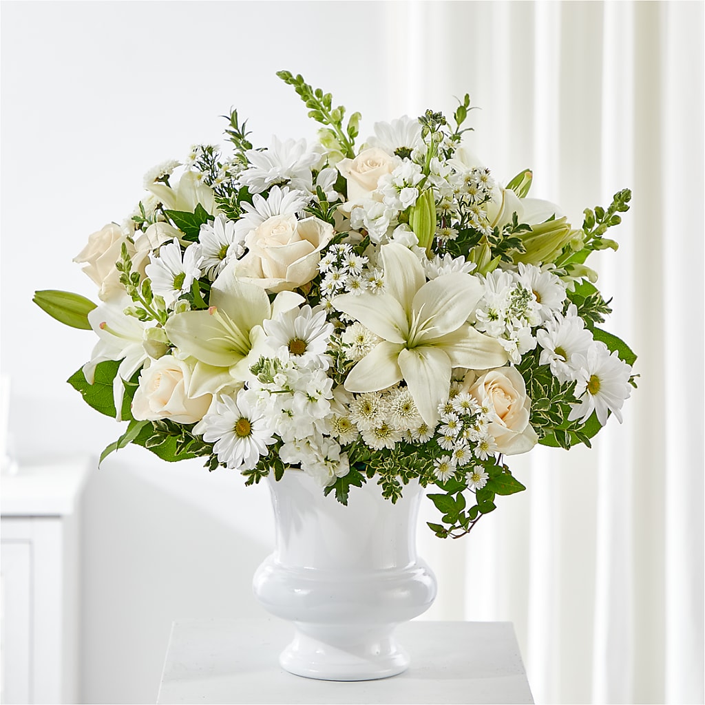 Uplifting Urn Arrangement – Rosemary Flower Shop Inc, Wappingers Falls NY