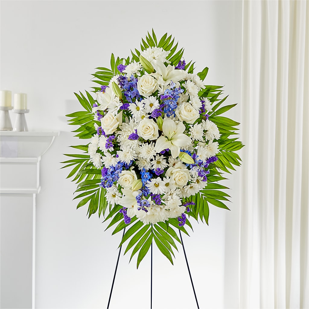 At Rest Standing Spray – Rosemary Flower Shop Inc, Wappingers Falls NY