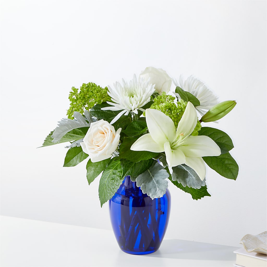 Snowy Dreams Bouquet – Rosemary Flower Shop Inc, Wappingers Falls NY