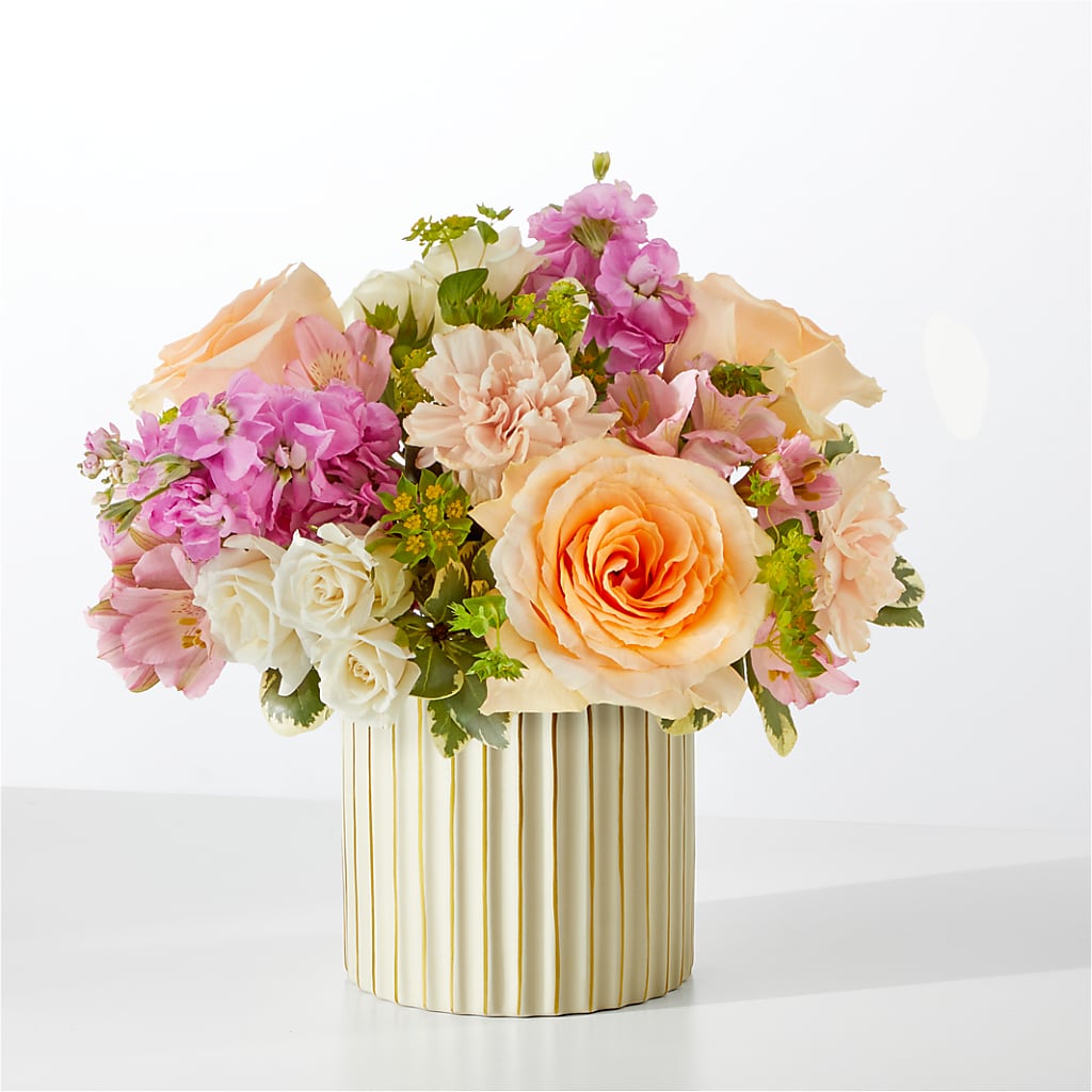 Paradise Bouquet with Ivory Vase – Rosemary Flower Shop Inc, Wappingers Falls NY