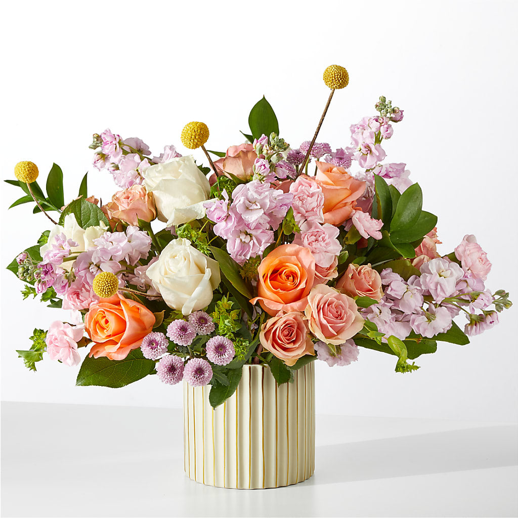 French Market Bouquet with Ivory Vase – Rosemary Flower Shop Inc, Wappingers Falls NY