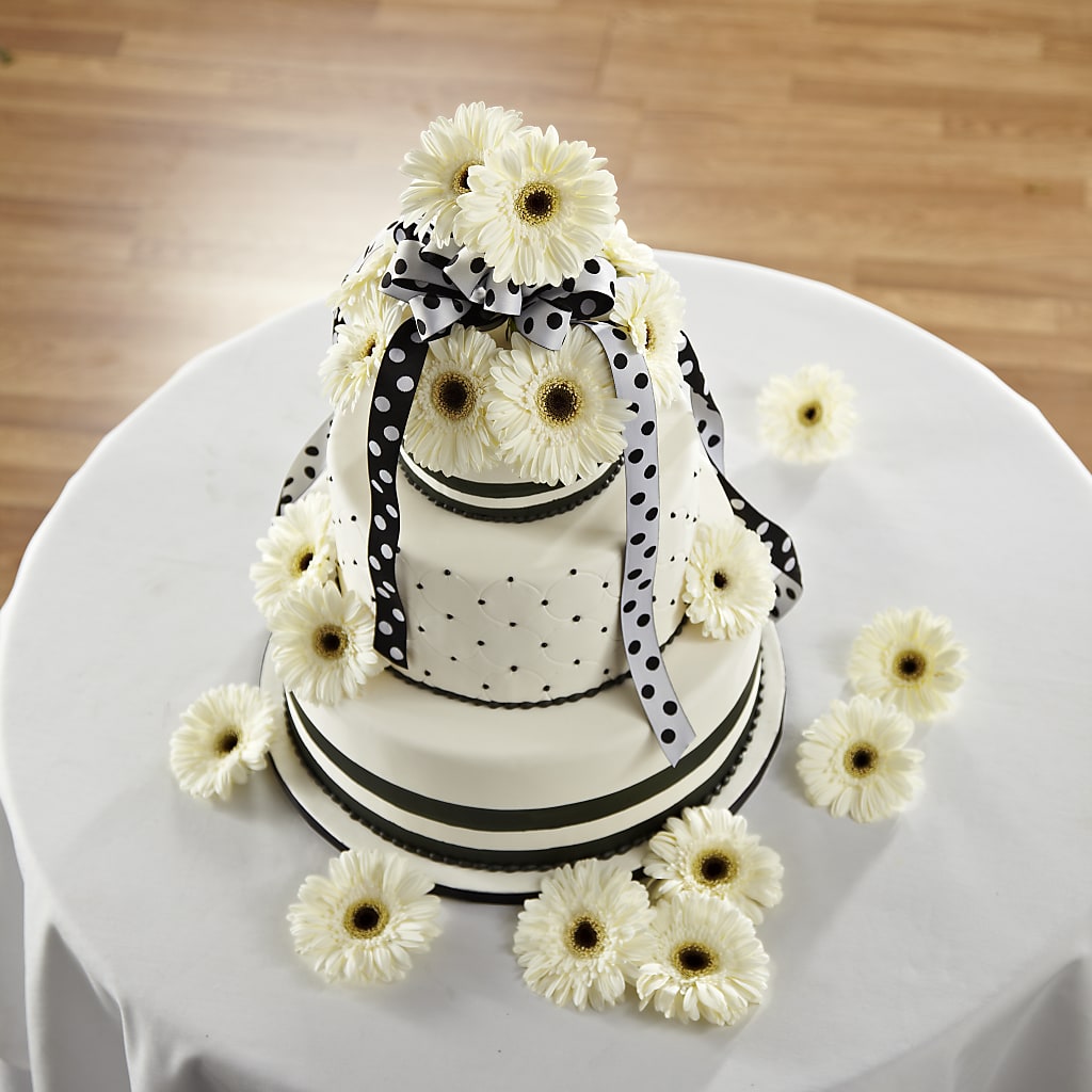 Simple Sophistication Cake Décor – Rosemary Flower Shop Inc, Wappingers Falls NY