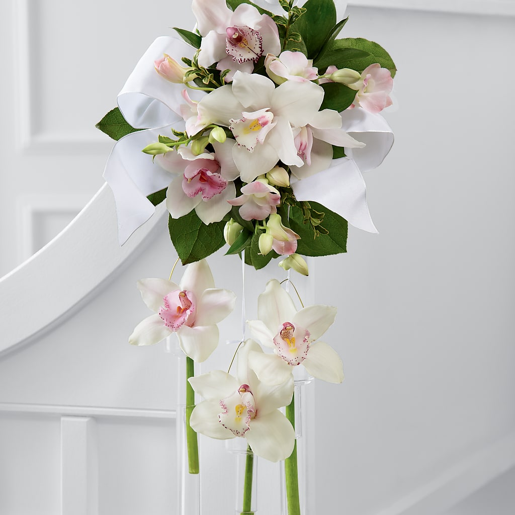 Perfect Entrance Pew Arrangement – Rosemary Flower Shop Inc, Wappingers Falls NY