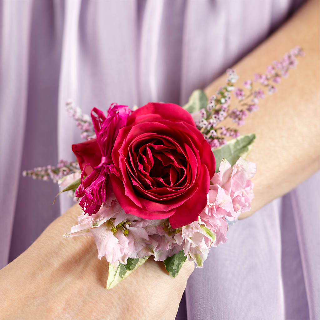 Rose Charm Corsage – Rosemary Flower Shop Inc, Wappingers Falls NY