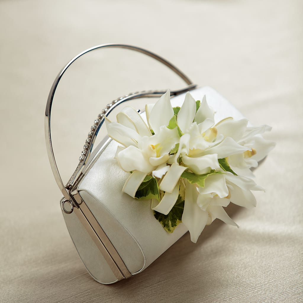 White Purse Decor – Rosemary Flower Shop Inc, Wappingers Falls NY