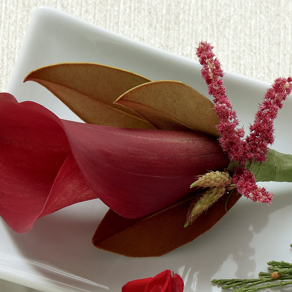 Red Calla Boutonniere – Rosemary Flower Shop Inc, Wappingers Falls NY