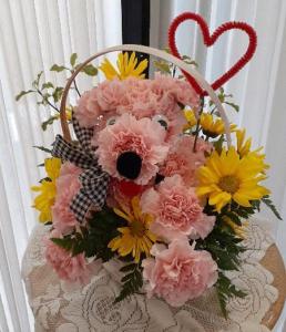 Valentine Puppy –  Rosemary Flower Shop Inc, Wappingers Falls NY