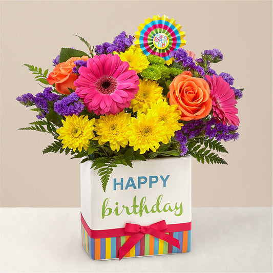 Birthday Brights Bouquet –  Rosemary Flower Shop Inc, Wappingers Falls NY