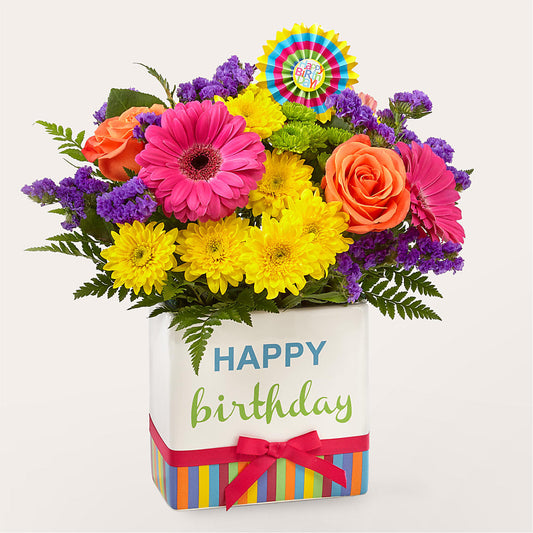 Birthday Brights Bouquet –  Rosemary Flower Shop Inc, Wappingers Falls NY