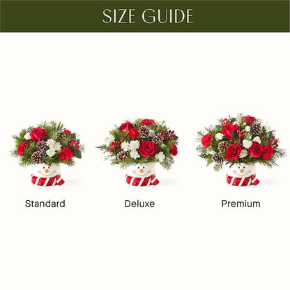 Jolly Snowman Bouquet –  Rosemary Flower Shop Inc, Wappingers Falls NY
