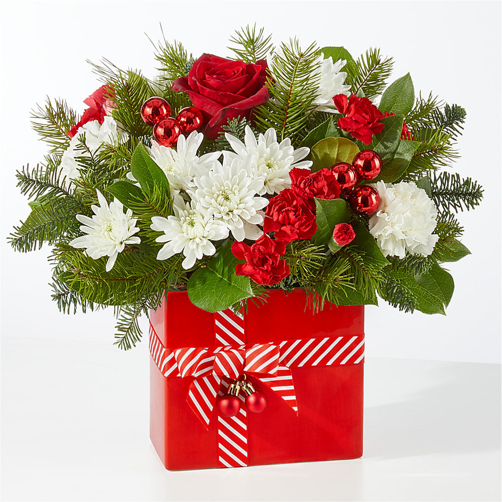 Presents Under the Tree Bouquet –  Rosemary Flower Shop Inc, Wappingers Falls NY