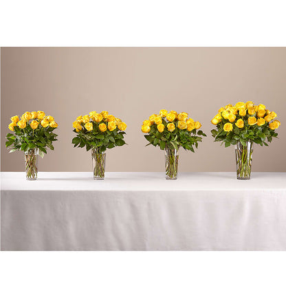 Long Stem Yellow Rose Bouquet –  Rosemary Flower Shop Inc, Wappingers Falls NY