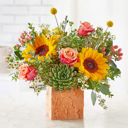 Sunflower Season Bouquet –  Rosemary Flower Shop Inc, Wappingers Falls NY