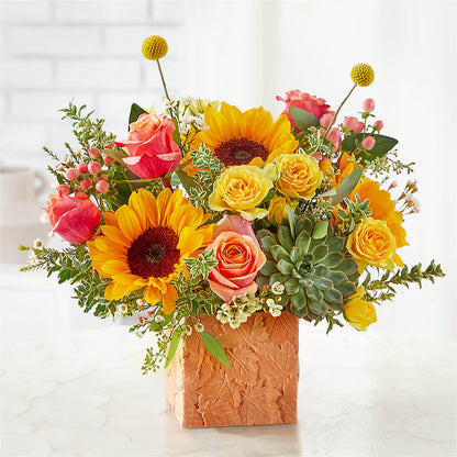 Sunflower Season Bouquet –  Rosemary Flower Shop Inc, Wappingers Falls NY
