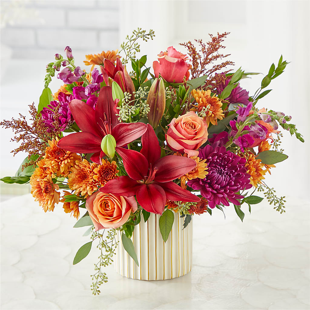 Burgundy Landscape Bouquet –  Rosemary Flower Shop Inc, Wappingers Falls NY