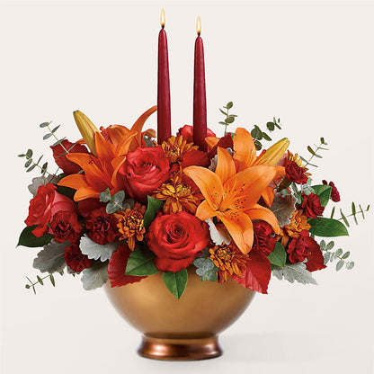 Fruits of Fall Centerpiece –  Rosemary Flower Shop Inc, Wappingers Falls NY