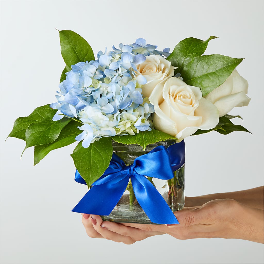 Sky Blue Delight Bouquet –  Rosemary Flower Shop Inc, Wappingers Falls NY