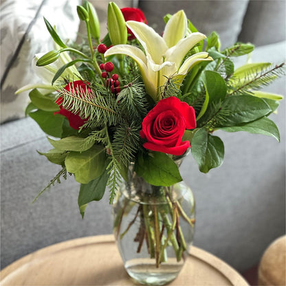 Sparkling Snowflakes Bouquet –  Rosemary Flower Shop Inc, Wappingers Falls NY