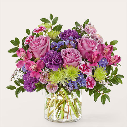Glass Half Full Bouquet –  Rosemary Flower Shop Inc, Wappingers Falls NY