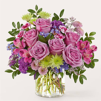 Glass Half Full Bouquet –  Rosemary Flower Shop Inc, Wappingers Falls NY