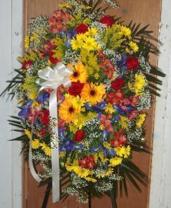 STSYMPATHY STANDING SPRAY –  Rosemary Flower Shop Inc, Wappingers Falls NY